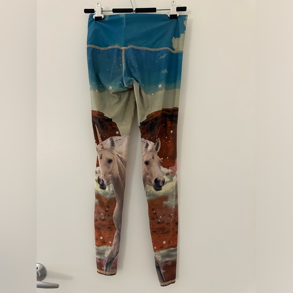 Teeki Womens Yoga Leggings Unicorn Wrangler